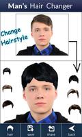 Man Hair Style Changer capture d'écran 1