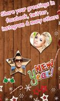 New Year 2021Greeting Card Maker App capture d'écran 2