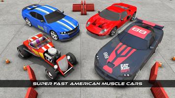 Real American Muscle Car Game syot layar 3