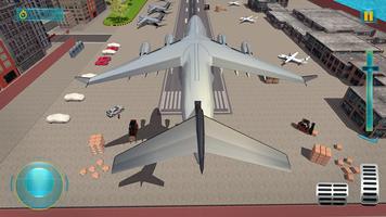 Airplane Car Transporter Game -Plane Transport Sim capture d'écran 2