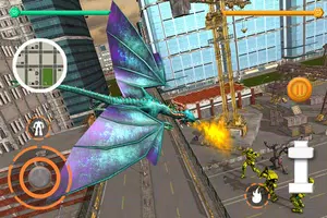 Drachen Roboter Verwandeln Spiel - Mech Roboter Plakat