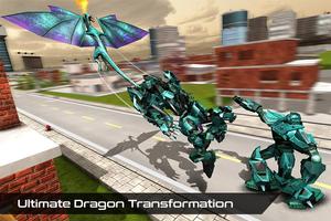 Dragon Robot Transform Game – Mech Robots Battle اسکرین شاٹ 1