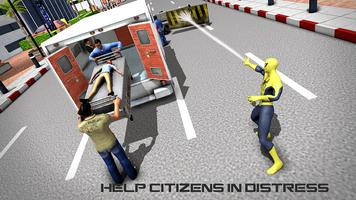 Flying Spider Hero Game 2017: City Battle capture d'écran 1