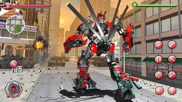 Helicopter Robot Game – Robot Transform 2018 اسکرین شاٹ 2