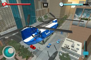 Juego policial Transform Robot Car Transport captura de pantalla 2