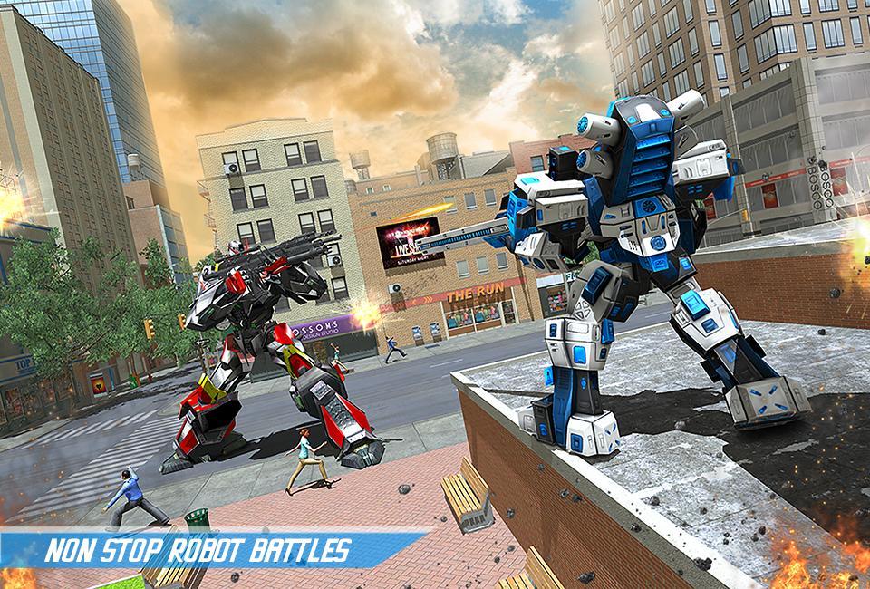 Android 用の リアルロボットヤギシミュレータ ロボット変形ゲーム Apk をダウンロード