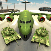 US Army Transport Game - Army Cargo Plane & Tanks MOD