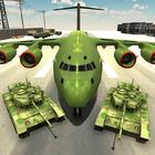 US Army Transport Game - Army Cargo Plane & Tanks icône