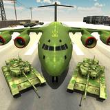 US Army Transport Game - Army Cargo Plane & Tanks icône