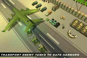 US Army Transport Game - Army Cargo Plane & Tanks capture d'écran 3