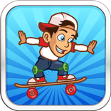 Crazy Skate Surfer Boy