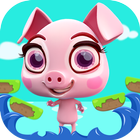 Crazy Piglet Jumping & Flying-icoon