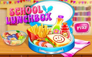 School Lunchbox Food Maker الملصق