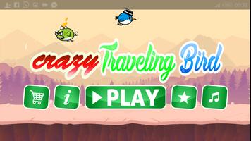 Crazy Traveling Bird پوسٹر