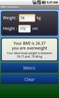 BMI Calculator โปสเตอร์