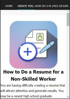 Create Your Own Resume 截图 2