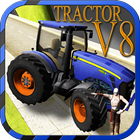 V8 Reckless Tractor Simulator icône