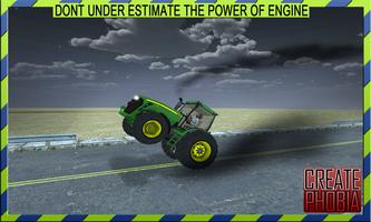 V8 Reckless Tractor Simulator Affiche