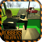 Bus Driving & Robbers Getaway icône