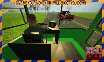 Bus Driving & Robbers Getaway capture d'écran 1