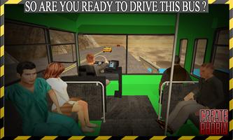 Dangerous Mountain Bus Driving Affiche
