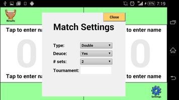 3 Schermata ScoreIt Badminton
