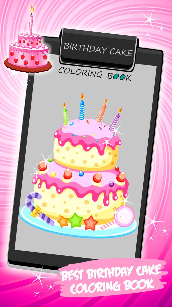 Tort Urodzinowy Kolorowanka For Android Apk Download