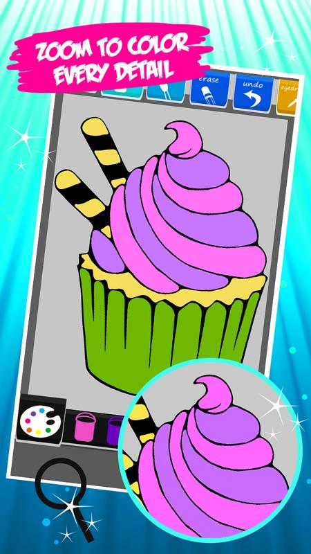 Gambar Cupcake Untuk Mewarnai - GAMBAR MEWARNAI HD
