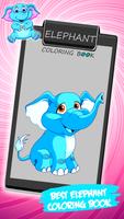 Elephant Coloring Book پوسٹر