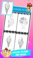 Ice Cream Coloring Book اسکرین شاٹ 2