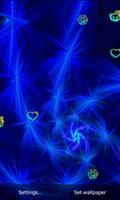 Z4 Blue Neon Live Wallpaper imagem de tela 2