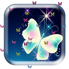 Z5 Neon Butterfly Wallpaper icône