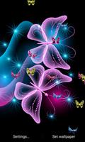 1 Schermata Z5 Neon Butterfly Wallpaper