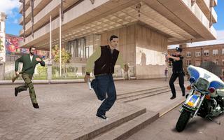 Bank Robbery Crime Police - Chasing Shooting Game Affiche