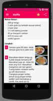 Resep Waffle capture d'écran 3