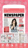 News Paper Photo Frame Affiche