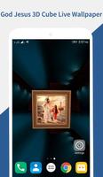 Jesus 3D Cube Live Wallpaper captura de pantalla 3