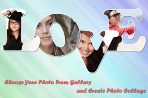 Text Photo Collage Maker Affiche