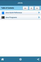 Java Quick Reference capture d'écran 1