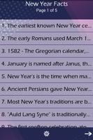 Awesome New Year Facts capture d'écran 1