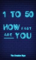 Number Zap: 1to50 Game Plakat
