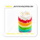 Decorating Birthday Cake Tips icon