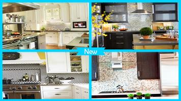 New Kitchen Backsplash Design Ideas Poster