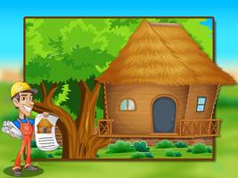 Treehouse Builder Game capture d'écran 3