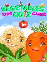 Vegetable Quiz Kids Games Affiche