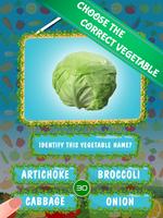 Vegetable Quiz Kids Games capture d'écran 1