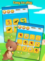 Animal card match game تصوير الشاشة 3