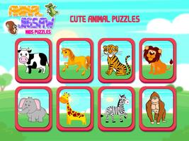Animal Jigsaw Kids Puzzle syot layar 1