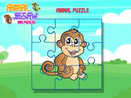 Animal Jigsaw Kids Puzzle syot layar 3