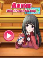 Anime Slide Puzzle For Kids Affiche